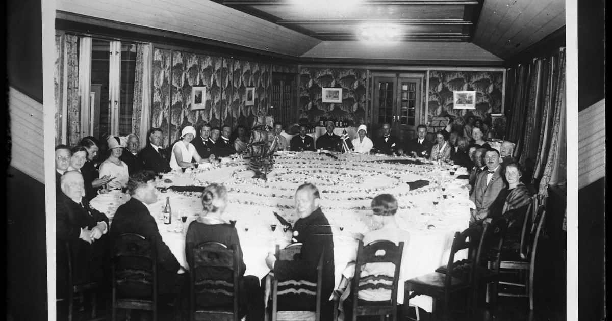 Roald Amundsens festmiddag anno 1926